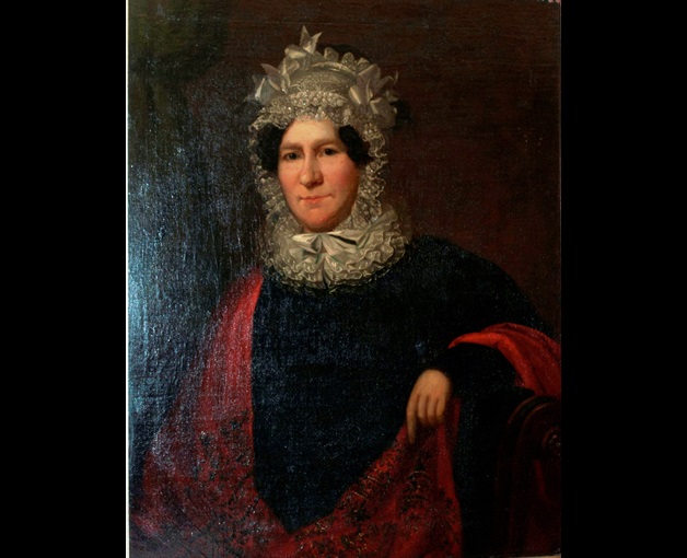 portrait before conservation with frame